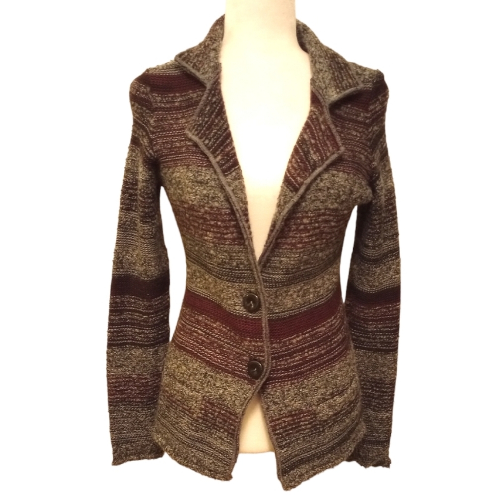 A. IDA Italy wool blend cardigan. Small